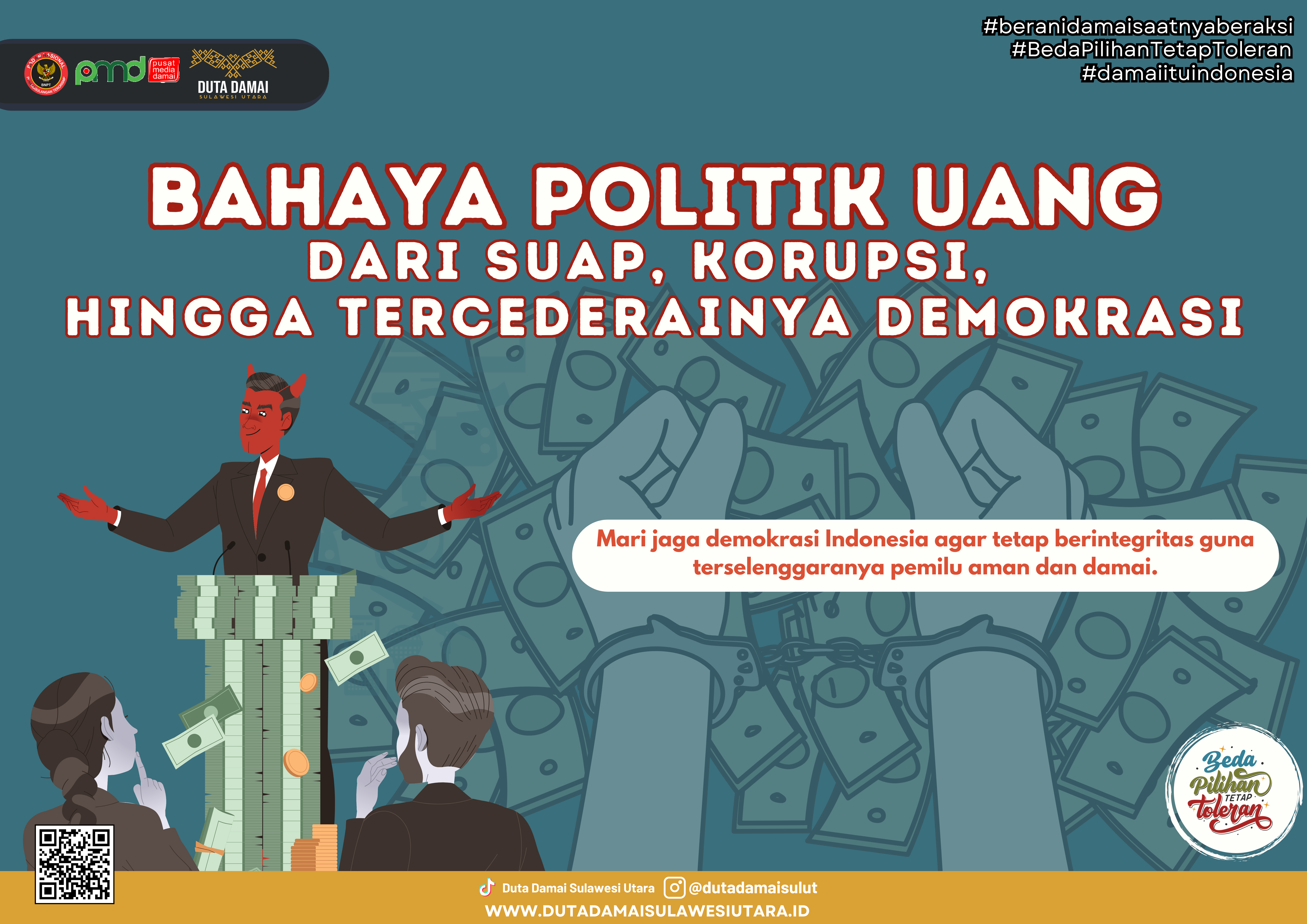 Bahaya Politik Uang, dari Suap, Korupsi, Hingga Tercederainya Demokrasi